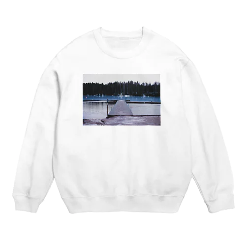 伝説の水風呂 Crew Neck Sweatshirt