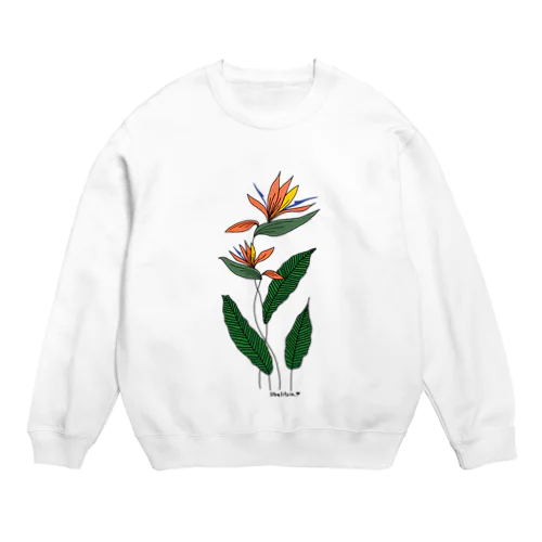 Bird of Paradise Crew Neck Sweatshirt