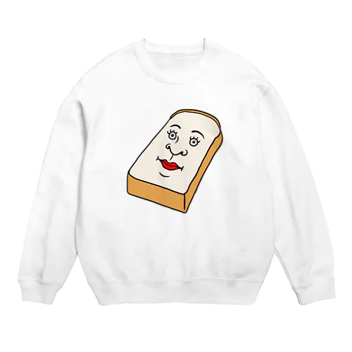 かっこいい二枚目の食パン Crew Neck Sweatshirt