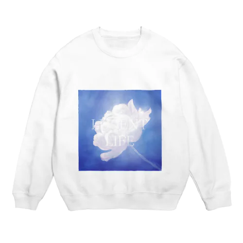 LUCENT LIFE　白ばら / White Rose  Crew Neck Sweatshirt