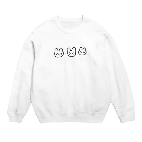 しんぷるうさぎ Crew Neck Sweatshirt