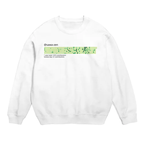 塵も積もれば山となる Crew Neck Sweatshirt