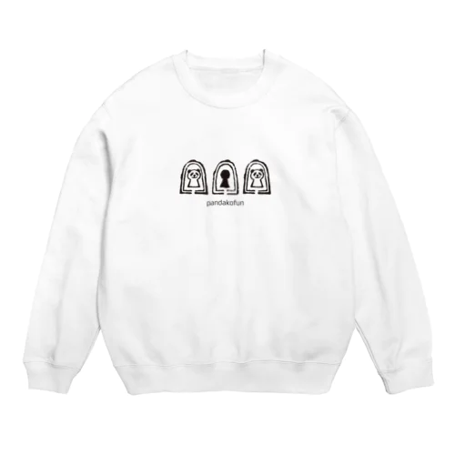 ぱんだこふん(古墳) Crew Neck Sweatshirt