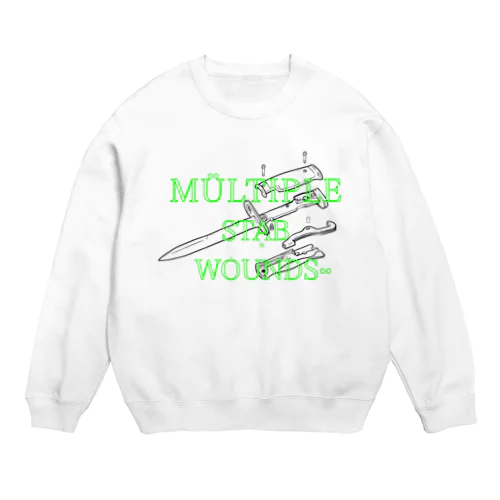 Multiple Stab Wounds Crew Neck Sweatshirt