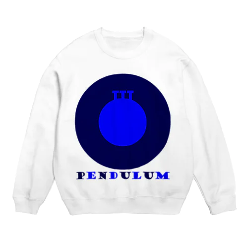 Enigma Pendulum -blue- Crew Neck Sweatshirt