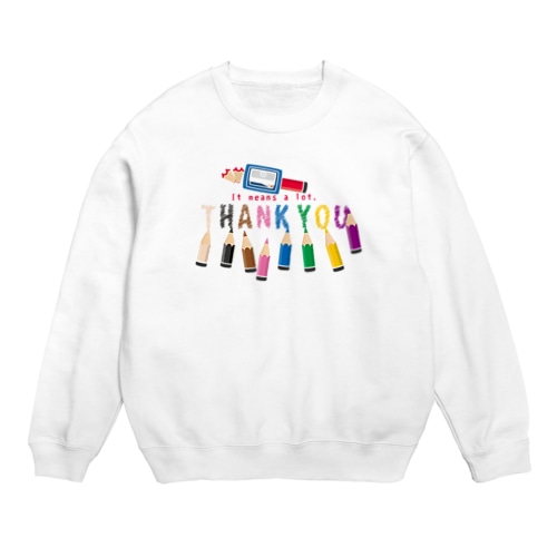 ちびた色鉛筆*A Crew Neck Sweatshirt