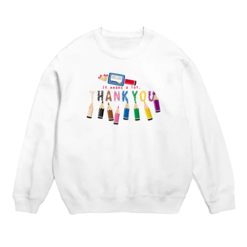 ちびた色鉛筆*A Crew Neck Sweatshirt