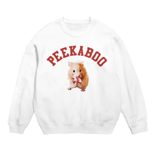 PEEKABOO HAMSTER Crew Neck Sweatshirt