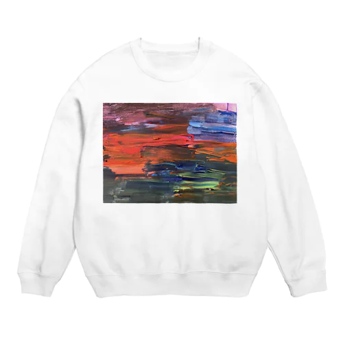 夜が始まる　横 Crew Neck Sweatshirt