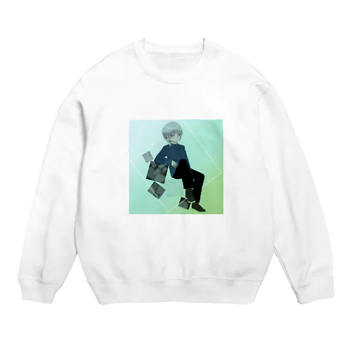 ウルフの男 Crew Neck Sweatshirt