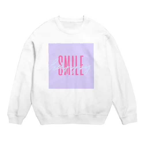 SMILE！ Crew Neck Sweatshirt