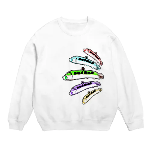 からふる新幹線２ Crew Neck Sweatshirt