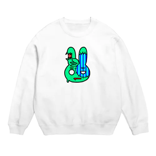 ZONJIE/GREEN Crew Neck Sweatshirt