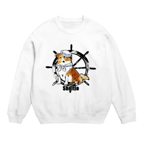 マリンだワン　シェルティー Crew Neck Sweatshirt
