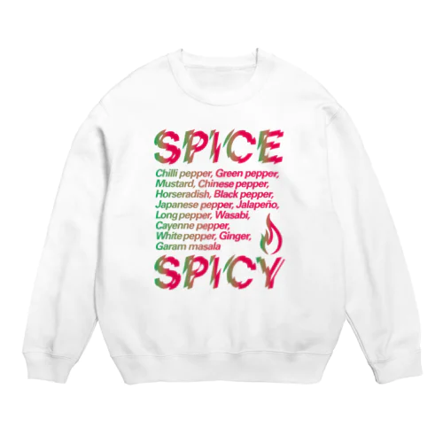 SPICE SPICY（Chili） Crew Neck Sweatshirt