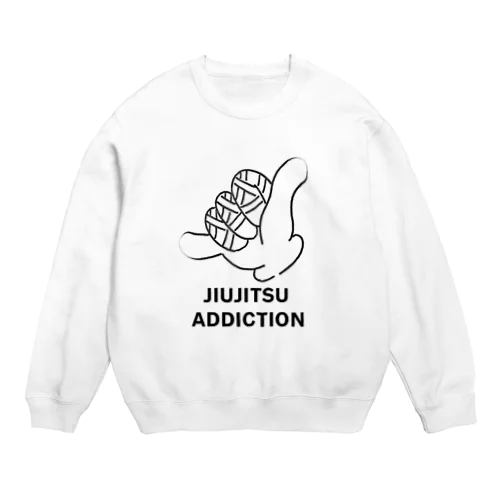 jiujitsu addiction Crew Neck Sweatshirt