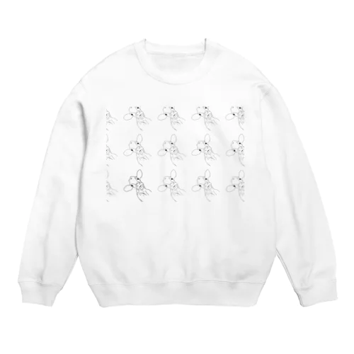 たくさんの仔牛がならぶ Crew Neck Sweatshirt