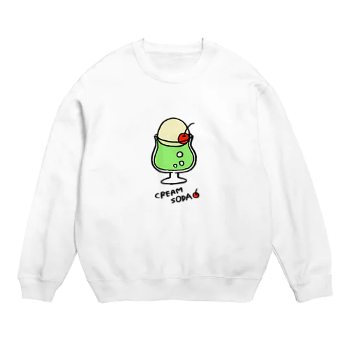 クリームソーダ Crew Neck Sweatshirt