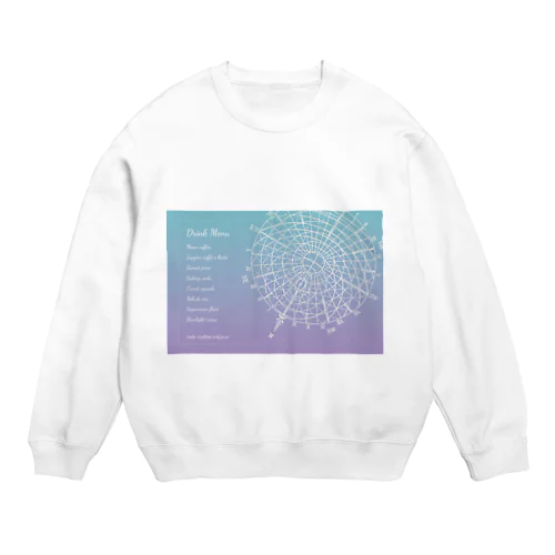 宇宙ドリンクメニューシリーズ Crew Neck Sweatshirt