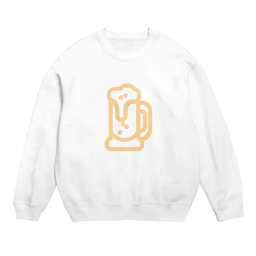 乾杯のビール Crew Neck Sweatshirt