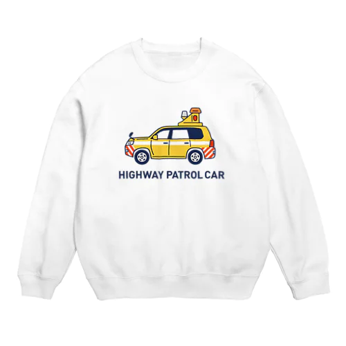 道路パトロールカー Crew Neck Sweatshirt