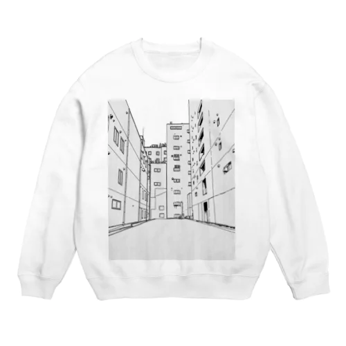 漫画の路地裏 Crew Neck Sweatshirt