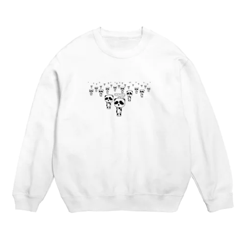 立ち止まりパンダ Crew Neck Sweatshirt