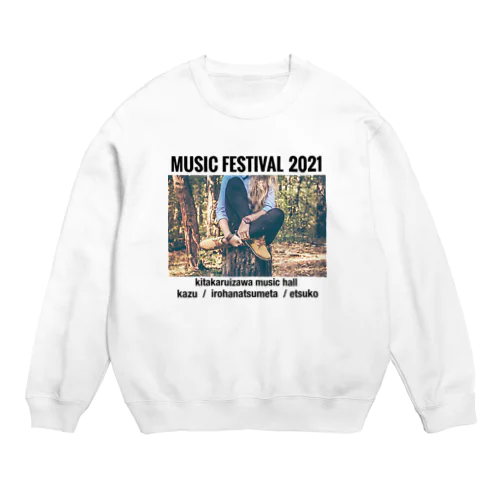 「music festival」k_irohana Crew Neck Sweatshirt