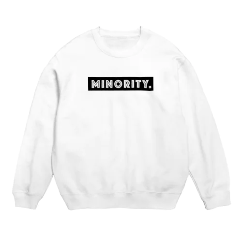 MINORITY.　- black ver. 02 - Crew Neck Sweatshirt