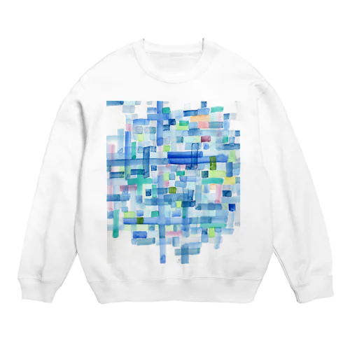 いろみずパズル Crew Neck Sweatshirt