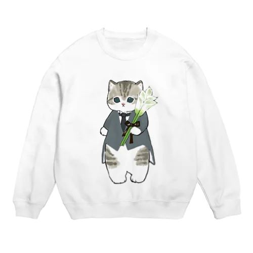 花婿にゃん Crew Neck Sweatshirt