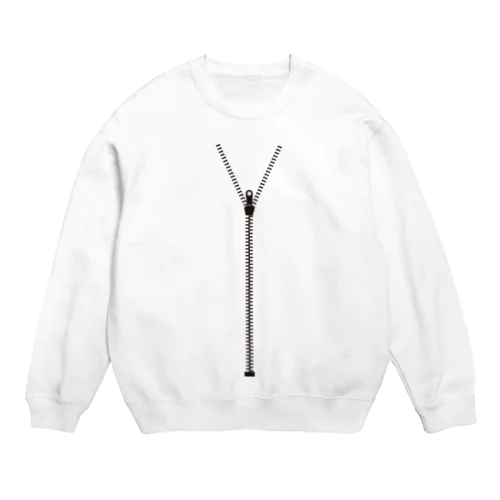 ジップアップ！ Crew Neck Sweatshirt