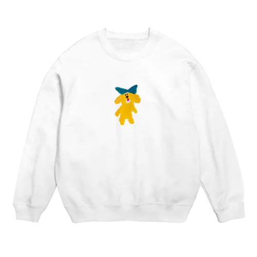 ゆるぷー/イエロー Crew Neck Sweatshirt