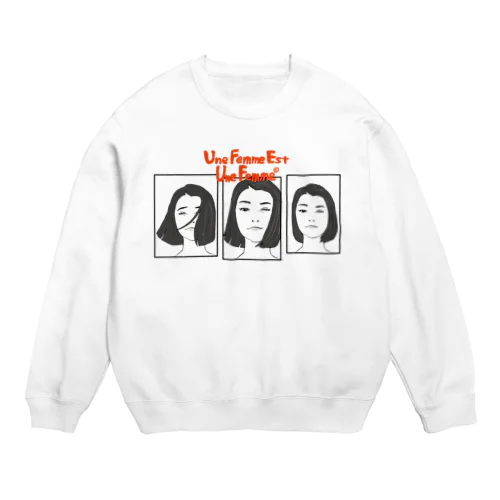 女は女である Crew Neck Sweatshirt