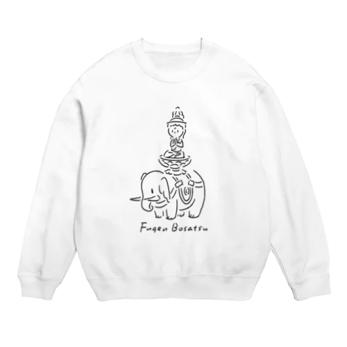 普賢菩薩 Crew Neck Sweatshirt