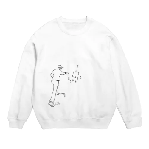 元祖モルック野郎 Crew Neck Sweatshirt