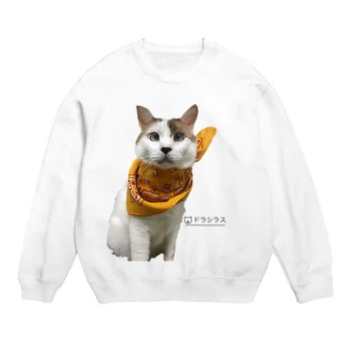 『ヘッポコ猫ドラ』　バンダナ Crew Neck Sweatshirt