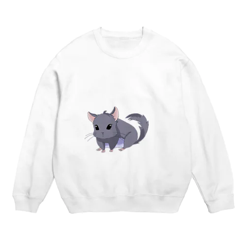 チンチラ　わさび君 Crew Neck Sweatshirt