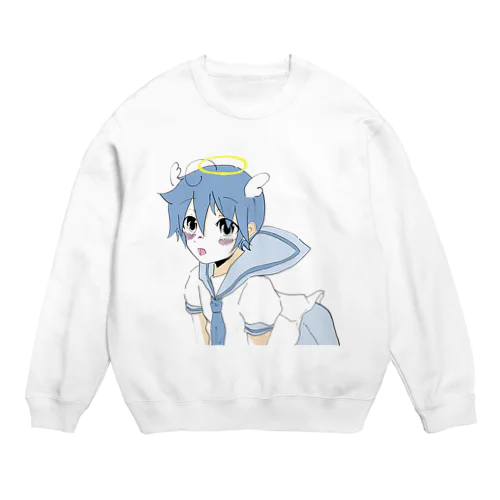 メソメソ天使くん Crew Neck Sweatshirt