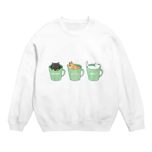 Shiba Coffee  Crew Neck Sweatshirt