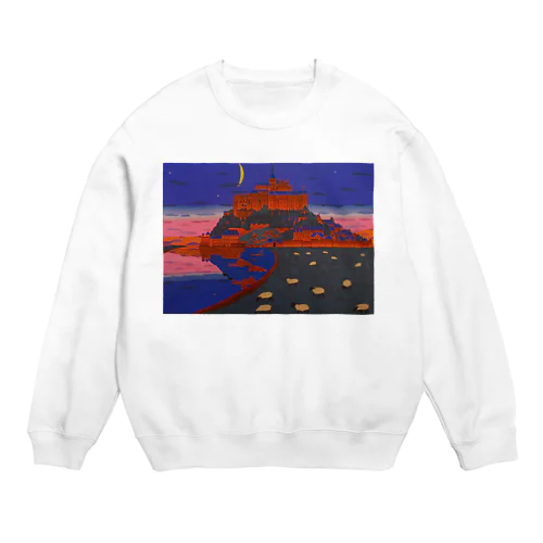 モンサンミッシェル Crew Neck Sweatshirt