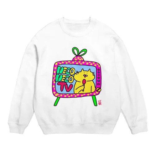 ネコネコTV Crew Neck Sweatshirt