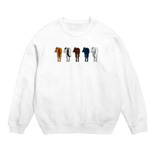 【うまけつ】サラブレッド Crew Neck Sweatshirt