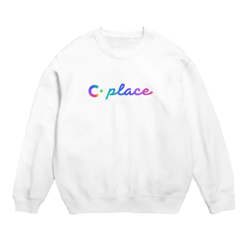 C-place ロゴ  Crew Neck Sweatshirt