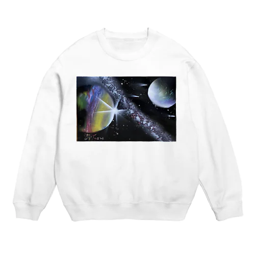 七夕の銀河 Crew Neck Sweatshirt