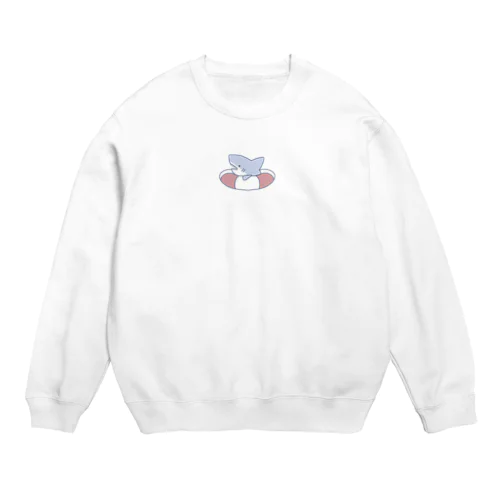 かなづちサメさん Crew Neck Sweatshirt