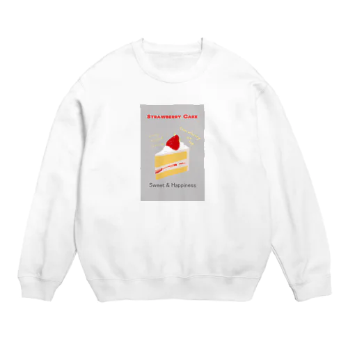 ストロベリーケーキ Crew Neck Sweatshirt