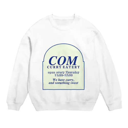 COM CYRRY EATERY オープン記念グッズ Crew Neck Sweatshirt