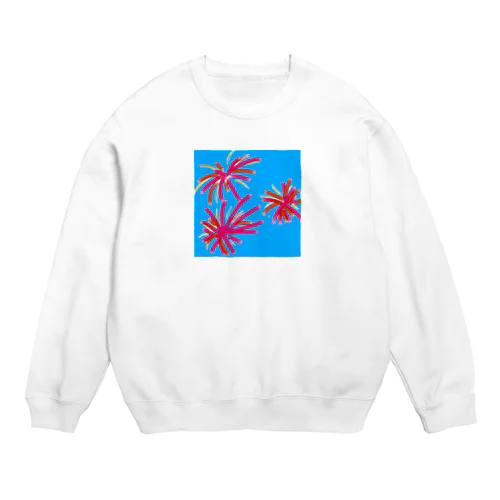 大輪の花 Crew Neck Sweatshirt