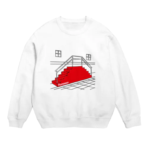 トマソン無用階段 Crew Neck Sweatshirt